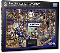 YouTheFan Baltimore Ravens Barnyard Fans 500-Piece Puzzle
