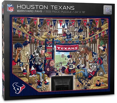 YouTheFan Houston Texans Barnyard Fans 500-Piece Puzzle