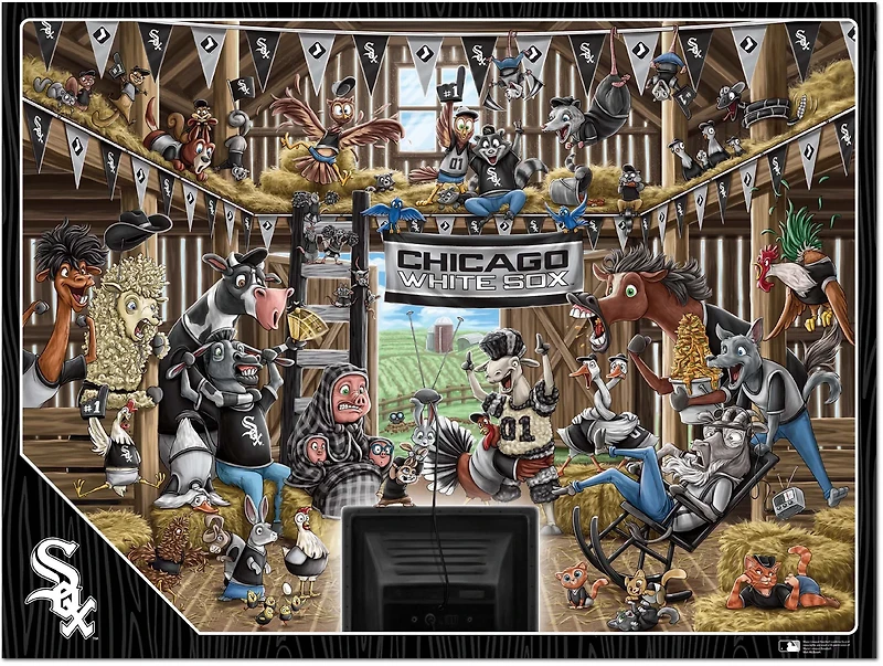 YouTheFan Chicago White Sox Barnyard Fans 500-Piece Puzzle