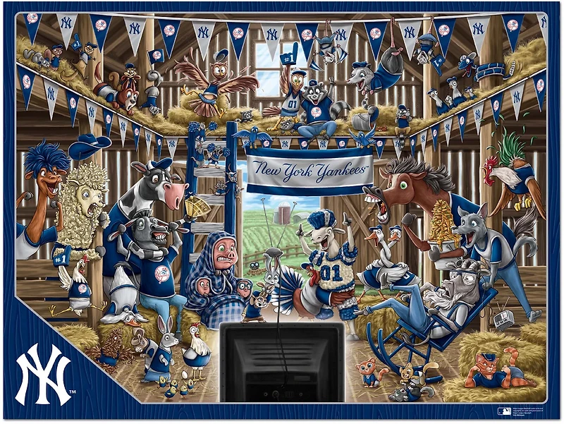 YouTheFan New York Yankees Barnyard Fans 500-Piece Puzzle
