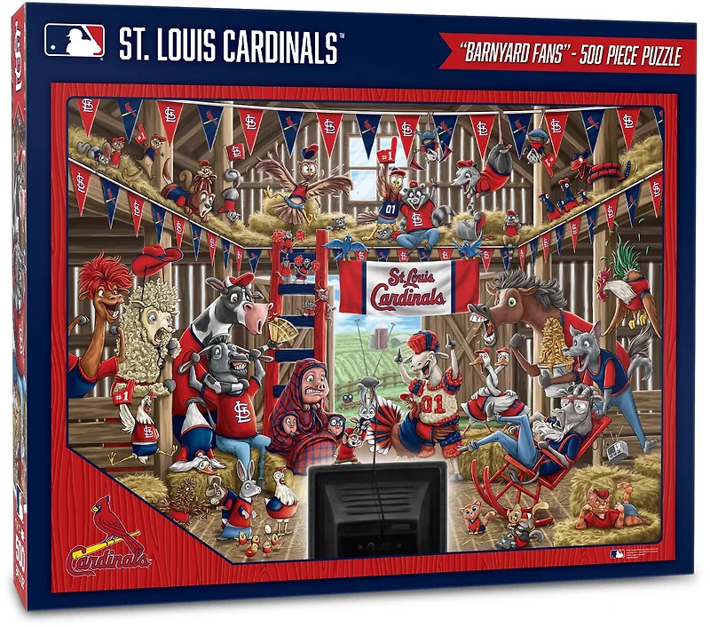 YouTheFan St. Louis Cardinals Barnyard Fans Puzzle