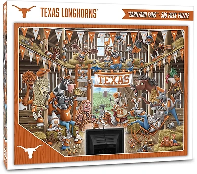 YouTheFan University of Texas Barnyard Fans 500-Piece Puzzle