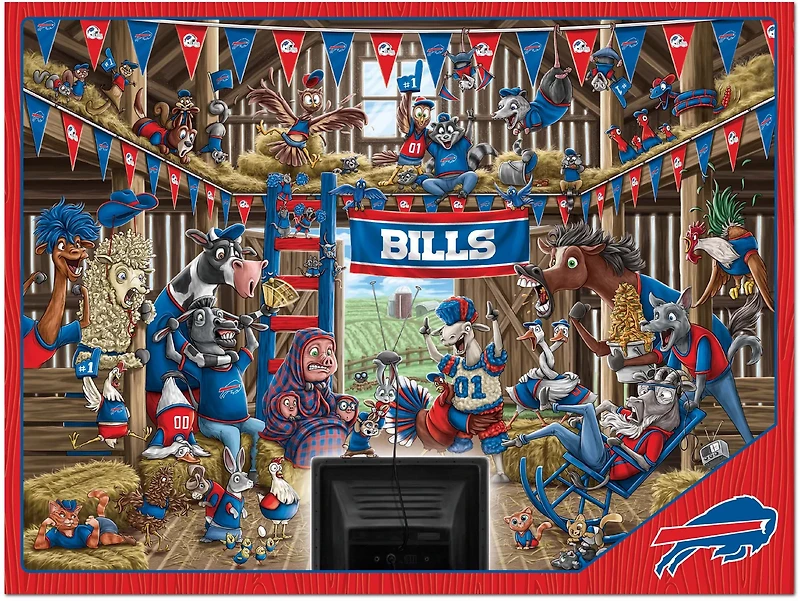 YouTheFan Buffalo Bills Barnyard Fans 500-Piece Puzzle