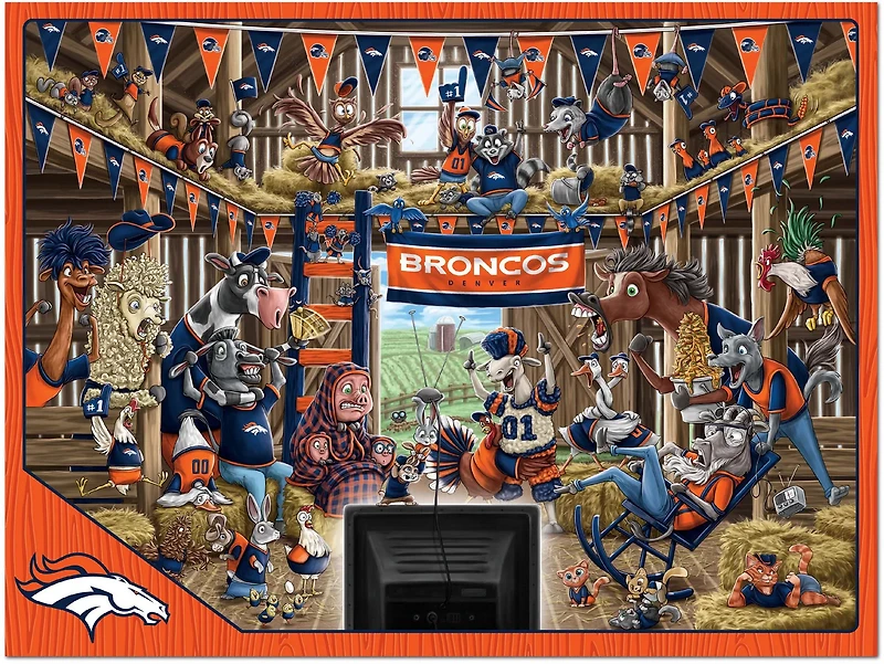 YouTheFan Denver Broncos Barnyard Fans 500-Piece Puzzle