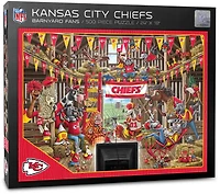 YouTheFan Kansas City Chiefs Barnyard Fans 500-Piece Puzzle