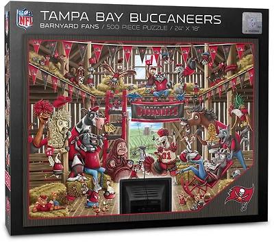 YouTheFan Tampa Bay Buccaneers Barnyard Fans 500-Piece Puzzle