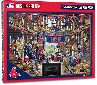 YouTheFan Boston Red Sox Barnyard Fans 500-Piece Puzzle