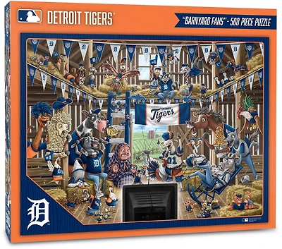 YouTheFan Detroit Tigers Barnyard Fans 500-Piece Puzzle