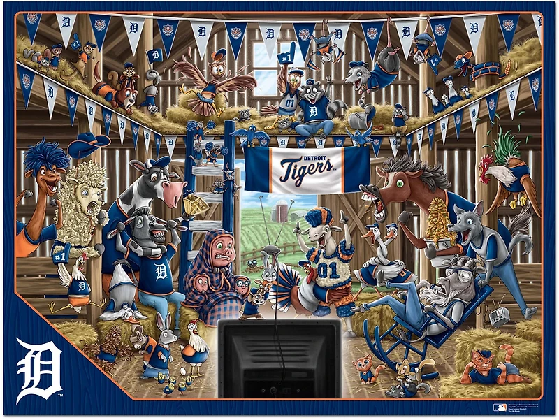 YouTheFan Detroit Tigers Barnyard Fans 500-Piece Puzzle