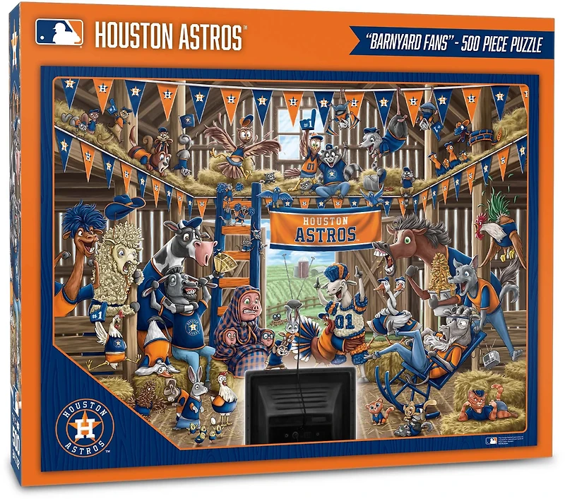 YouTheFan Houston Astros Barnyard Fans Puzzle