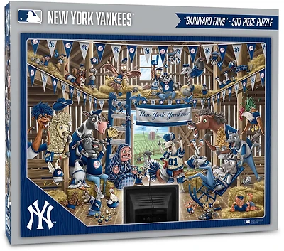 YouTheFan New York Yankees Barnyard Fans 500-Piece Puzzle