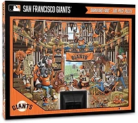 YouTheFan New York Giants Barnyard Fans Puzzle