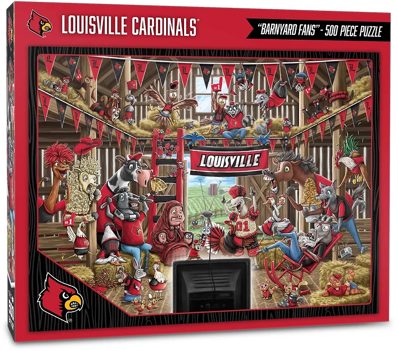 YouTheFan University of Louisville Barnyard Fans 500-Piece Puzzle