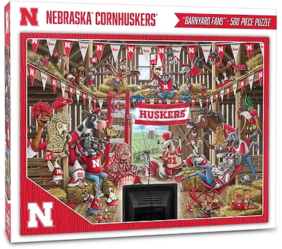 YouTheFan University of Nebraska Barnyard Fans 500-Piece Puzzle