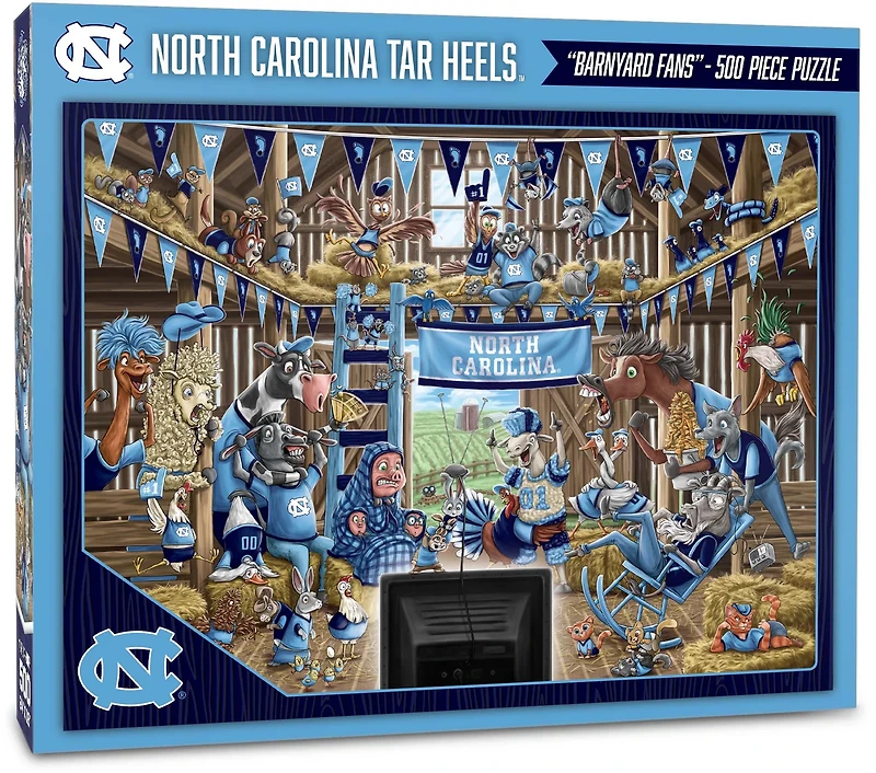 YouTheFan University of North Carolina Barnyard Fans 500-Piece Puzzle