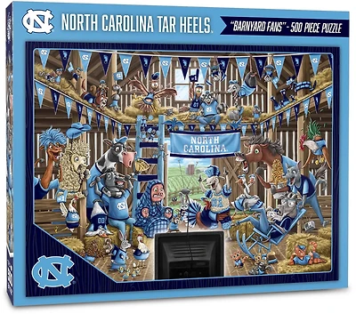YouTheFan University of North Carolina Barnyard Fans 500-Piece Puzzle
