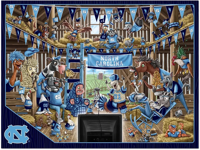 YouTheFan University of North Carolina Barnyard Fans 500-Piece Puzzle