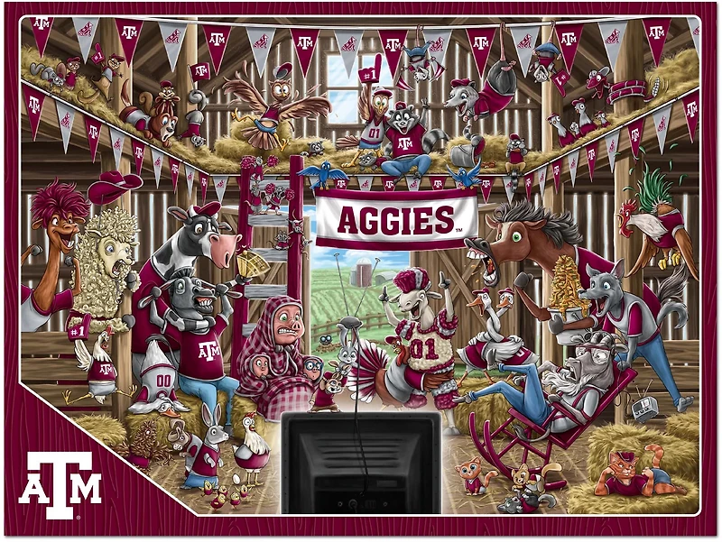 YouTheFan Texas A&M University Barnyard Fans 500-Piece Puzzle