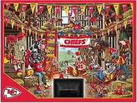 YouTheFan Kansas City Chiefs Barnyard Fans 500-Piece Puzzle