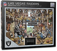 YouTheFan Las Vegas Raiders Barnyard Fans 500-Piece Puzzle
