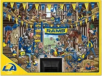 YouTheFan Los Angeles Rams Barnyard Fans 500-Piece Puzzle