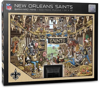 YouTheFan New Orleans Saints Barnyard Fans 500-Piece Puzzle