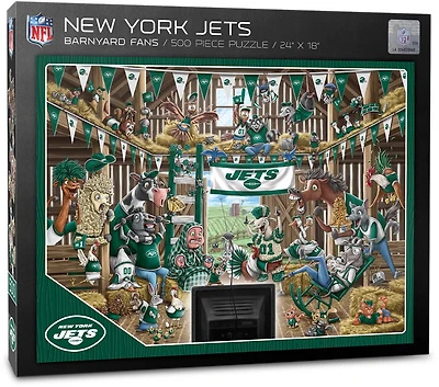 YouTheFan New York Jets Barnyard Fans 500-Piece Puzzle