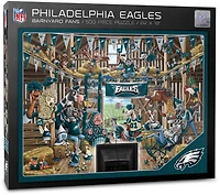 YouTheFan Philadelphia Eagles Barnyard Fans 500-Piece Puzzle