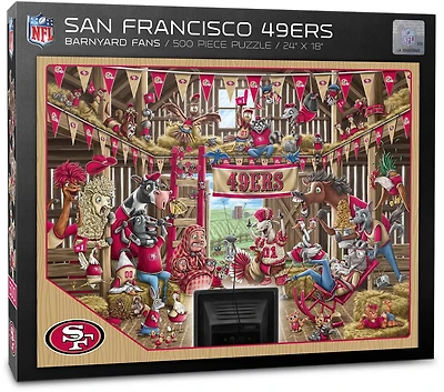 YouTheFan San Francisco 49ers Barnyard Fans 500-Piece Puzzle