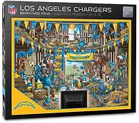 YouTheFan Los Angeles Chargers Barnyard Fans 500-Piece Puzzle