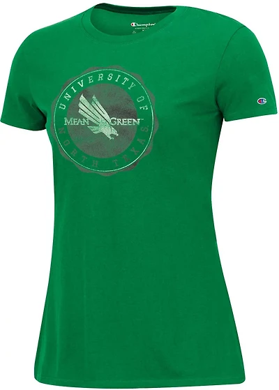 Champion Women's University of North Texas Crest Short Sleeve T-shirt