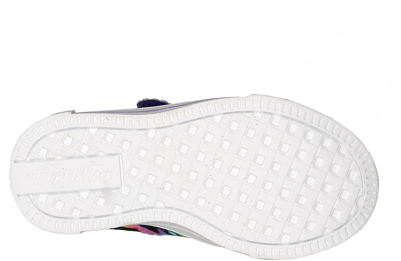 SKECHERS Girls’ 4-7 Twinkle Sparks Stormy Brights Shoes