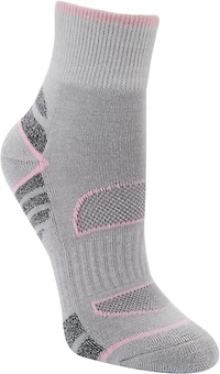 Magellan Outdoors Women's Mesh Stripe Crew Socks 2-Pack