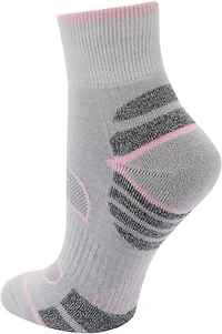 Magellan Outdoors Women's Mesh Stripe Crew Socks 2-Pack