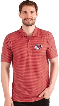 Antigua Men's Kansas City Chiefs Esteem Short Sleeve Polo Shirt