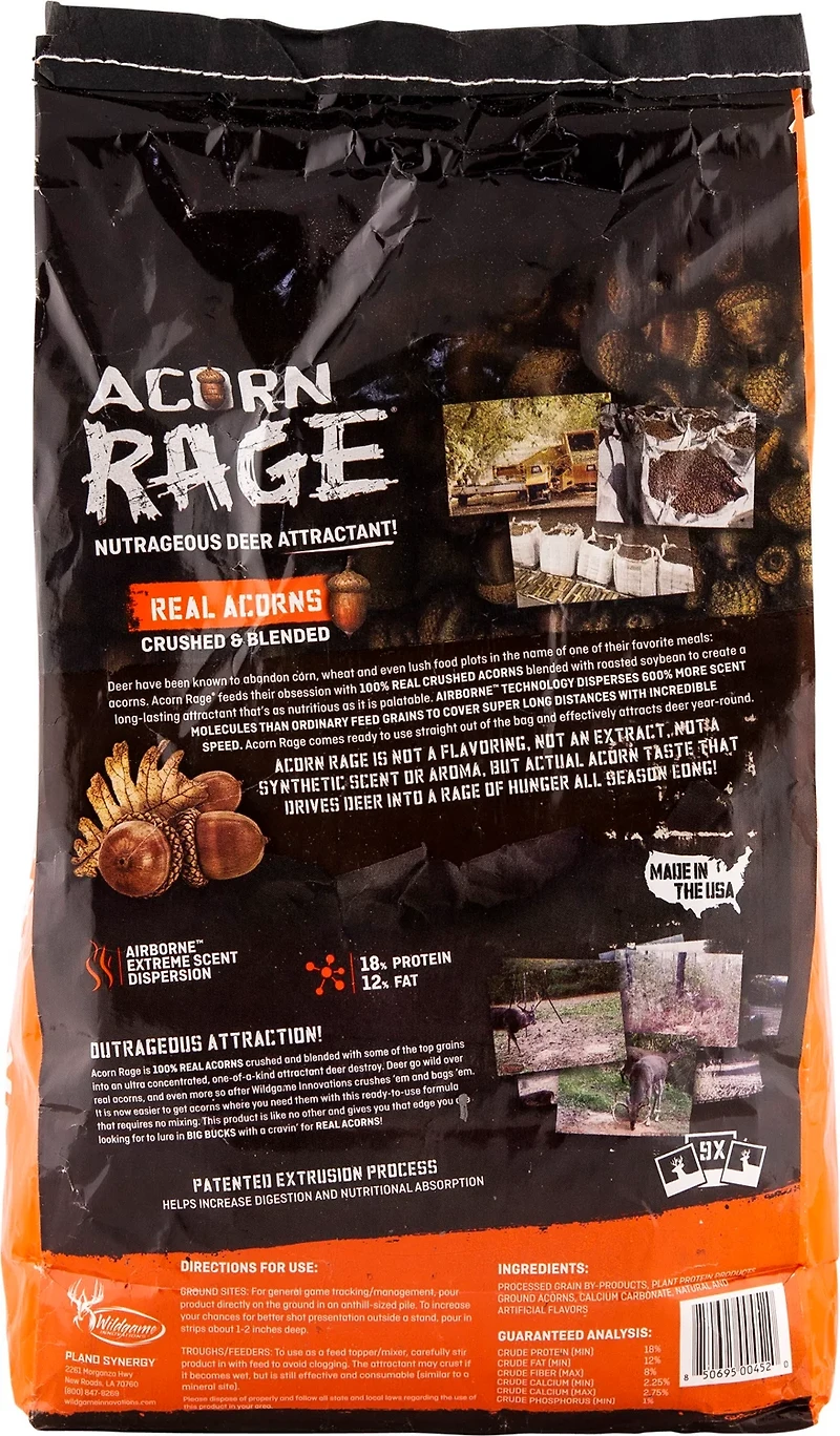 Wildgame Innovations Acorn Rage 15 lb bag