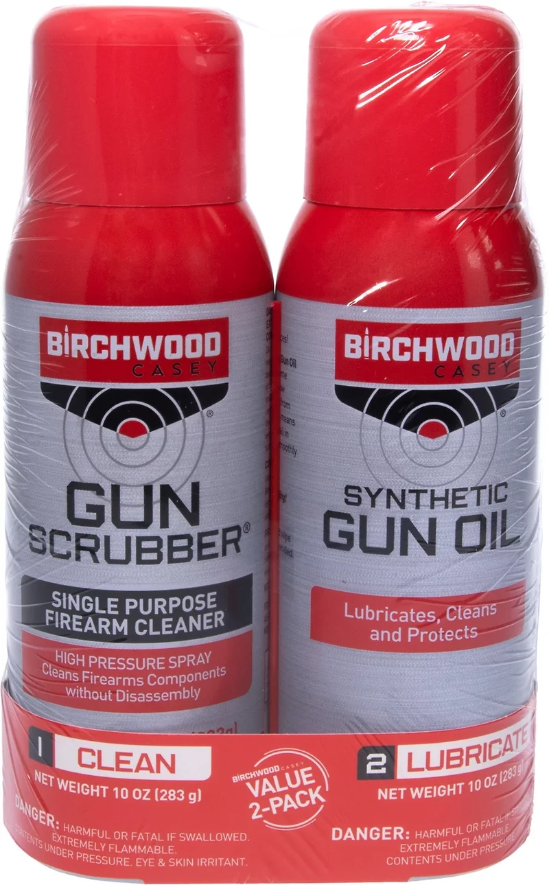 Birchwood Casey Scrubber and Oil 2-Pack