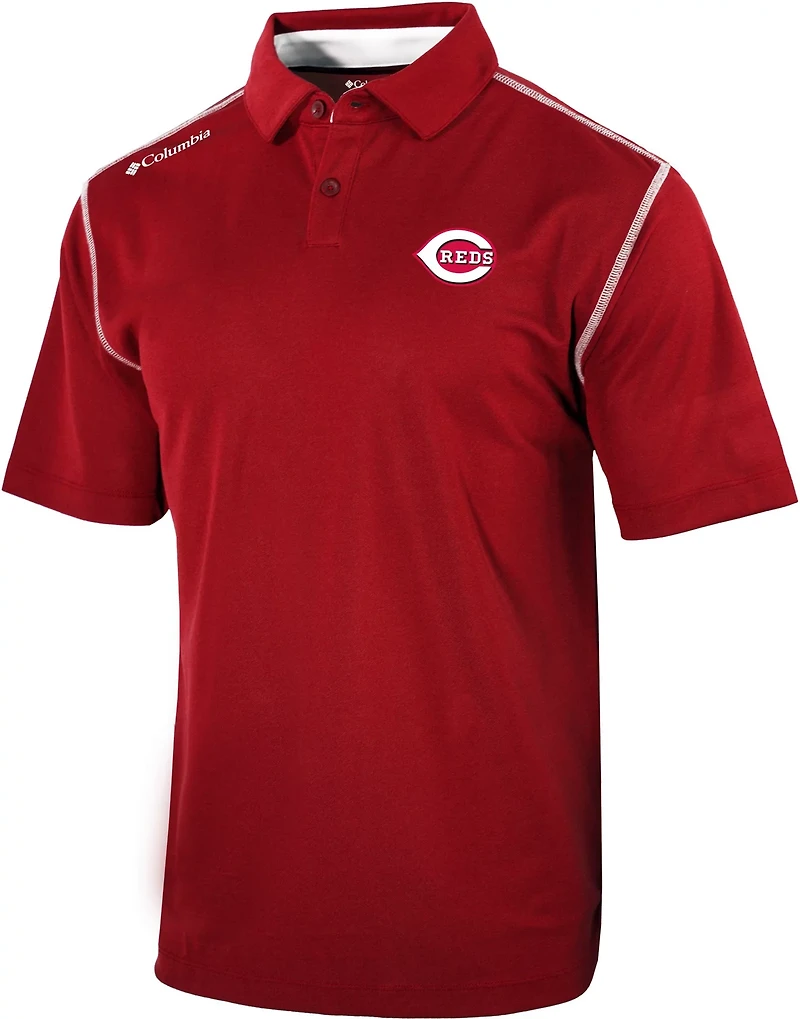 Columbia Sportswear Men's Cincinnati Reds Shotgun Polo Shirt