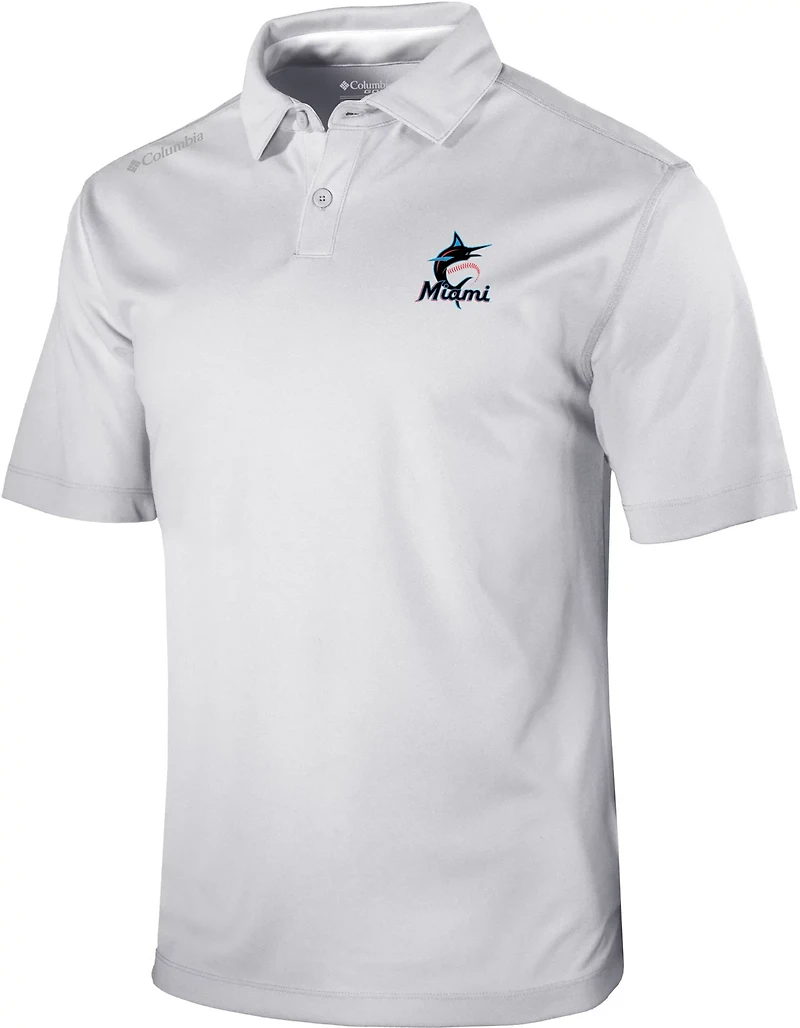 Columbia Sportswear Men's Miami Marlins Shotgun Polo Shirt