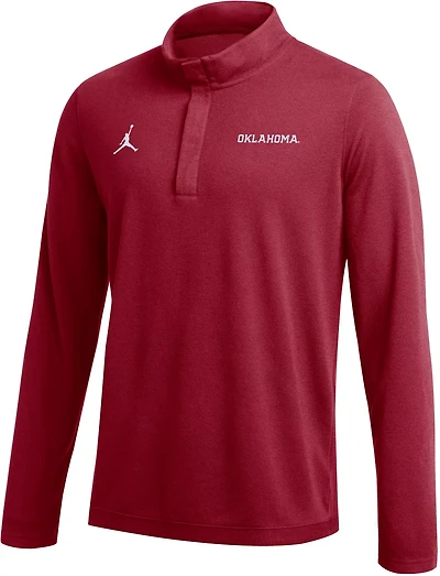 Jordan Men's University of Oklahoma Dri-FIT Half Zip Sweatshirt
