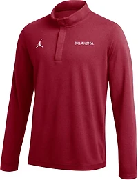 Jordan Men's University of Oklahoma Dri-FIT Half Zip Sweatshirt