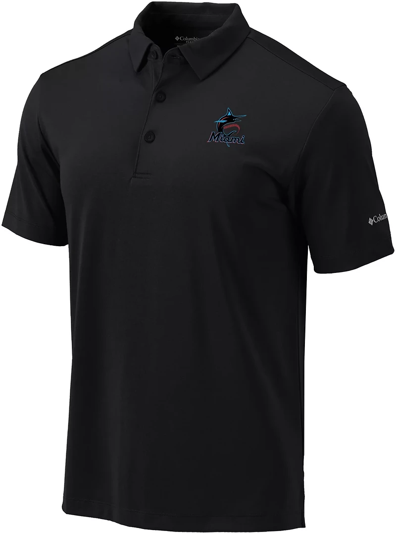 Columbia Sportswear Men's Miami Marlins Drive Polo Shirt