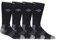Columbia Sportswear Moisture Control Check Crew Socks 4 Pack