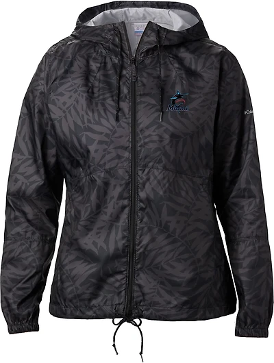 Columbia Sportswear Women's Miami Marlins Printed Flash Forward Jacket