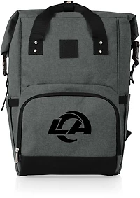 Picnic Time Los Angeles Rams On The Go Roll-Top Cooler Backpack
