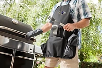 Picnic Time Baltimore Ravens BBQ Apron Tote Pro Grill Set