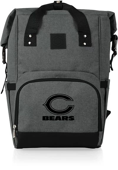 Picnic Time Chicago Bears On The Go Roll-Top Cooler Backpack