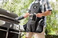Picnic Time Oakland Raiders BBQ Apron Tote Pro Grill Set