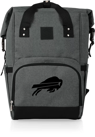 Picnic Time Buffalo Bills On The Go Roll-Top Cooler Backpack