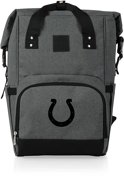 Picnic Time Indianapolis Colts On The Go Roll-Top Cooler Backpack